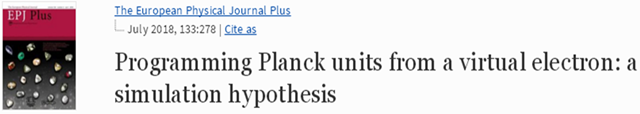 Planck units from a mathematical electron